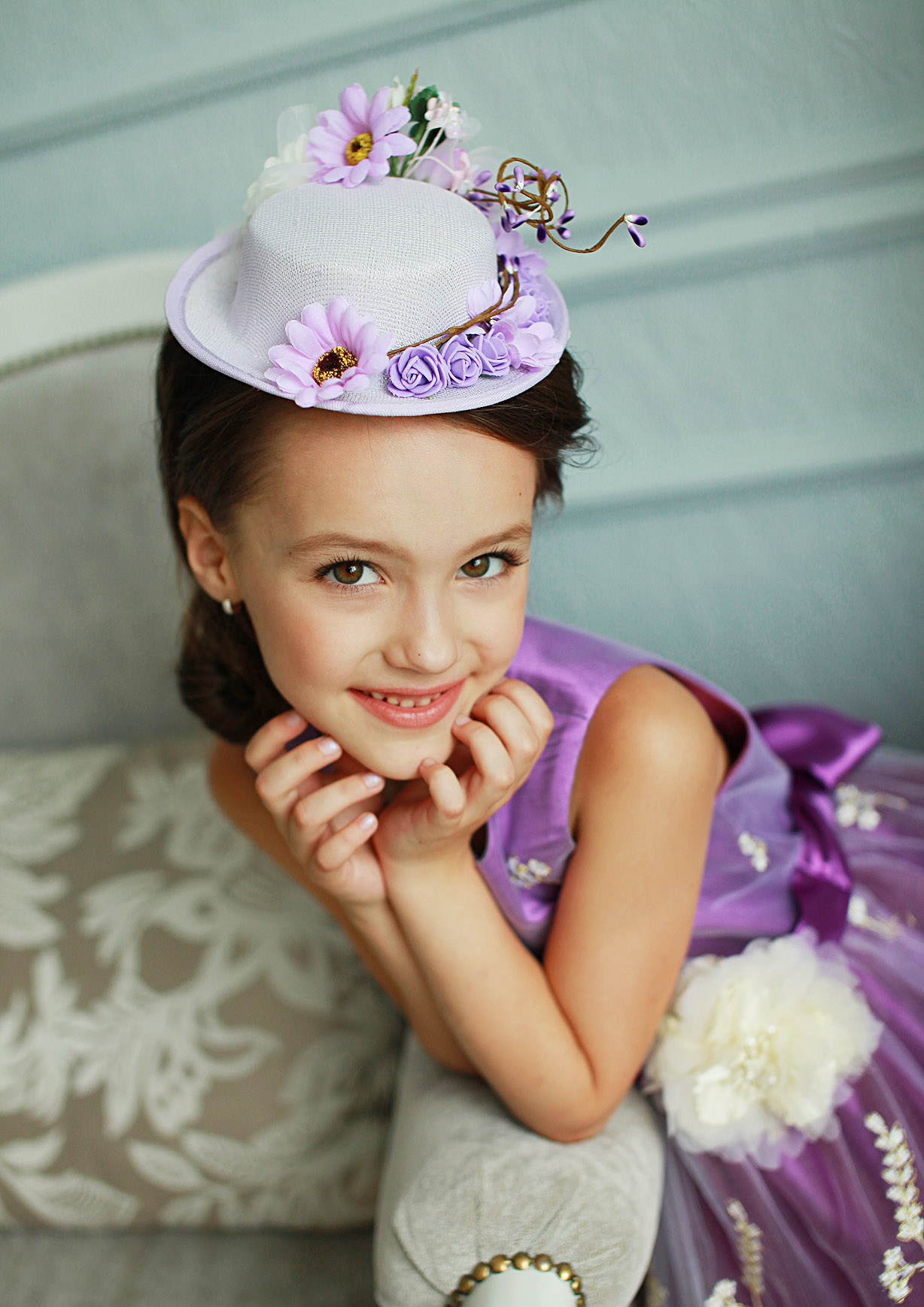 Шляпки для девочек: детские модели